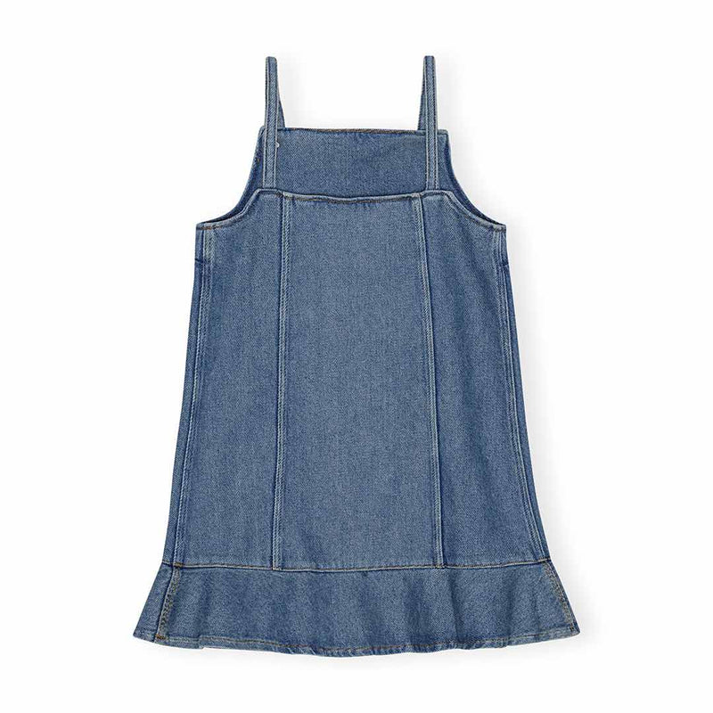 GANNI J1584 Heavy Denim Mini kjole - tint