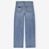 GANNI J1639 Rigid Denim Izey jeans - mid blue vintage