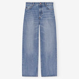 GANNI J1639 Rigid Denim Izey jeans - mid blue vintage