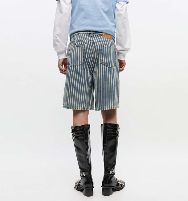pigei stribede denim shorts købt i HAUSFRAU 