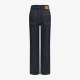 GANNI A1190029 Slub Denim Fold Jeans - Rinse