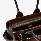 GANNI B2110076 Posy Small Recycled Suede bag - chicory coffee