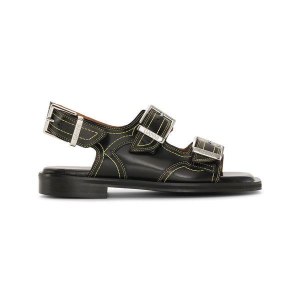 GANNI: S1996 Western embroidered sandaler ♥ haus-frau.dk – HAUSFRAU