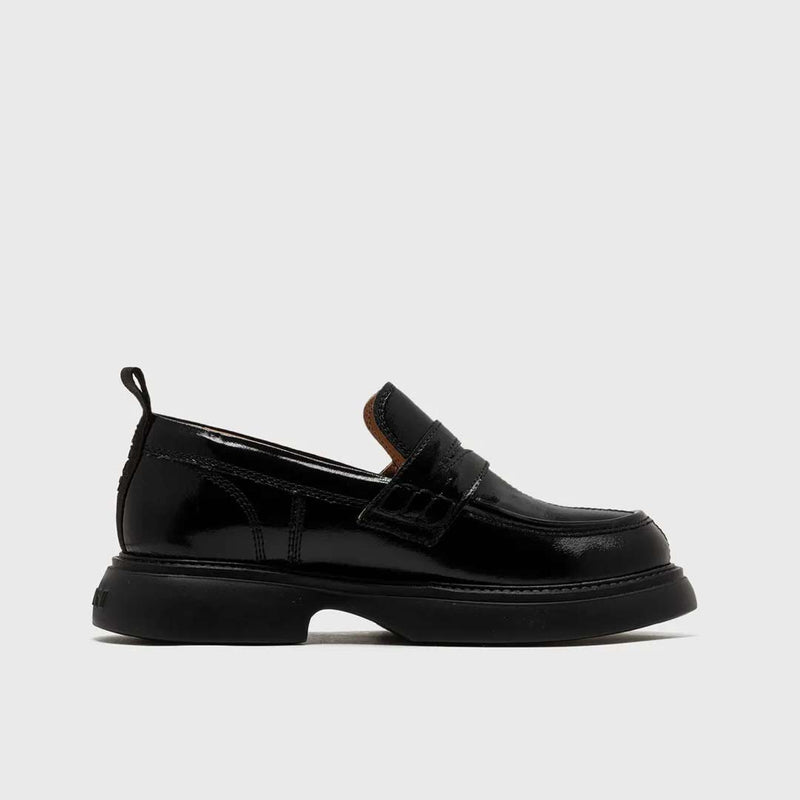 GANNI S2621 Everyday loafer patent sko - sorte