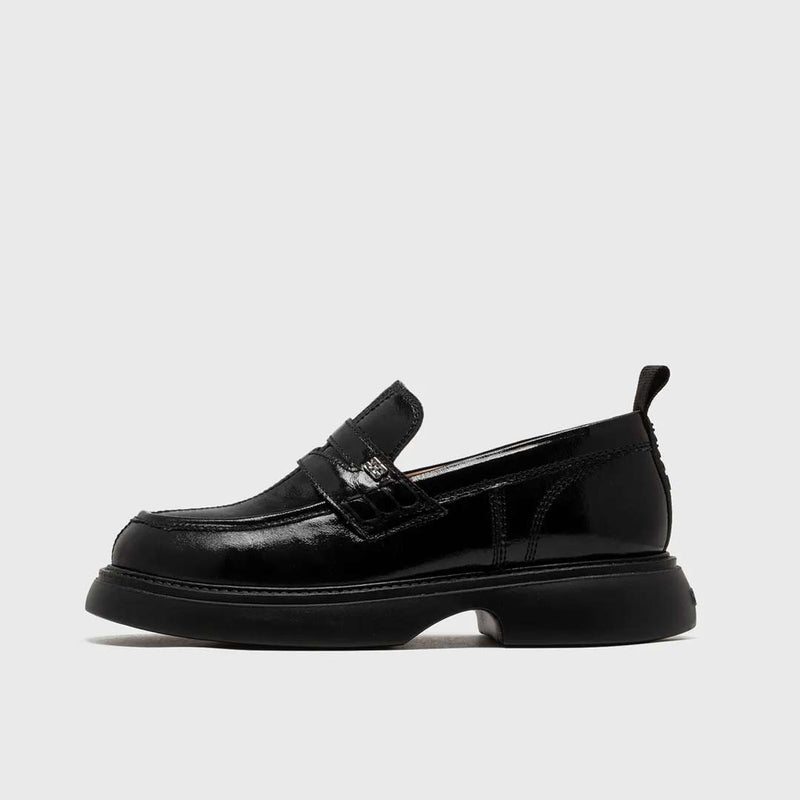 GANNI S2621 Everyday loafer patent sko - sorte