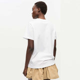 Hvid Ganni t-shirt med kanin print
