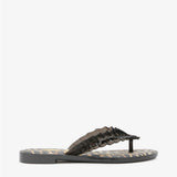 GANNI x MELISSA D1020031 flip flop slim sandaler - sort