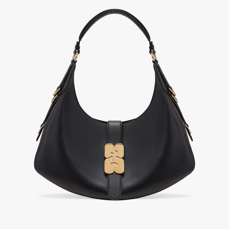 GANNI A6998 Kat Small Gold taske - sort