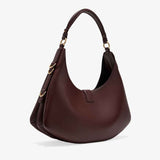 GANNI A7302 Kat Small Gold taske - chicory coffee