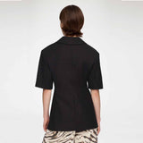 GANNI A1020097 blazer - sort