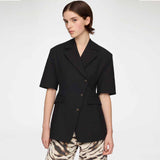 GANNI A1020097 blazer - sort