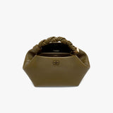 GANNI C2100011 Bou bag small Grained taske - Military Olive