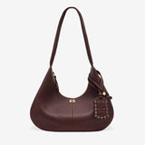 GANNI A7298 Hobo Medium Grained taske - chicory coffee
