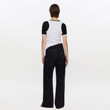 GANNI A1100086 Heavy Denim Izey jeans - Black Washed