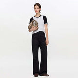 GANNI A1100086 Heavy Denim Izey jeans - Black Washed