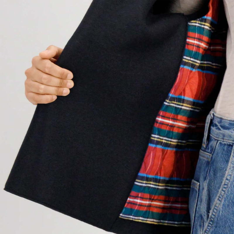 HARRIS WHARF LONDON Raglan jakke - Dark Blue