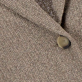 HARRIS WHARF LONDON Stand up collar blazer - taupe