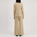 HARRIS WHARF LONDON Double breasted blazer - almond