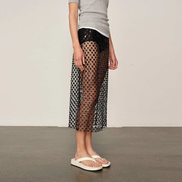 HERSKIND Angel nederdel - sort