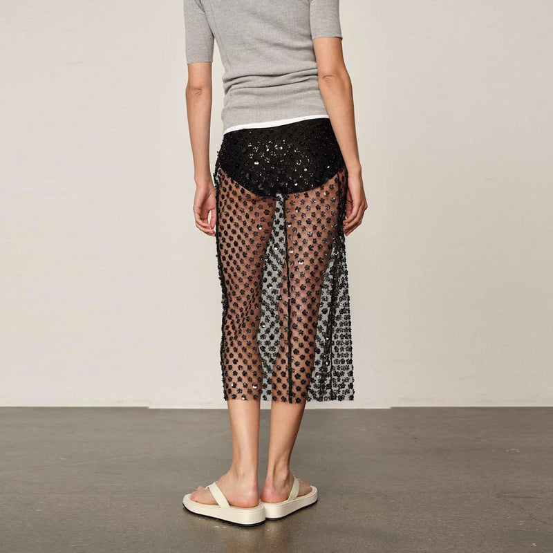 HERSKIND Angel nederdel - sort