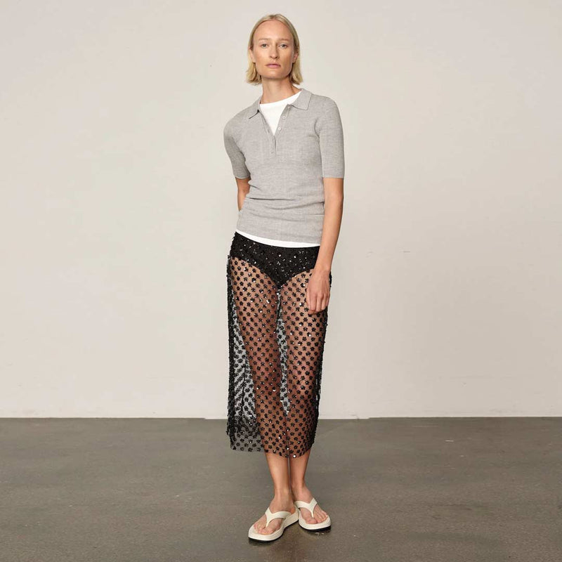 HERSKIND Angel nederdel - sort