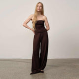 HERSKIND Bambi Knit Top - coffee