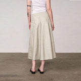 HERSKIND Greta nederdel - Oyster white