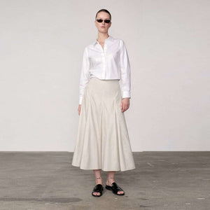 HERSKIND Greta nederdel - Oyster white