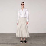 HERSKIND Greta nederdel - Oyster white