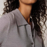 HERSKIND Kaspar Knit Cardigan - Light Grey