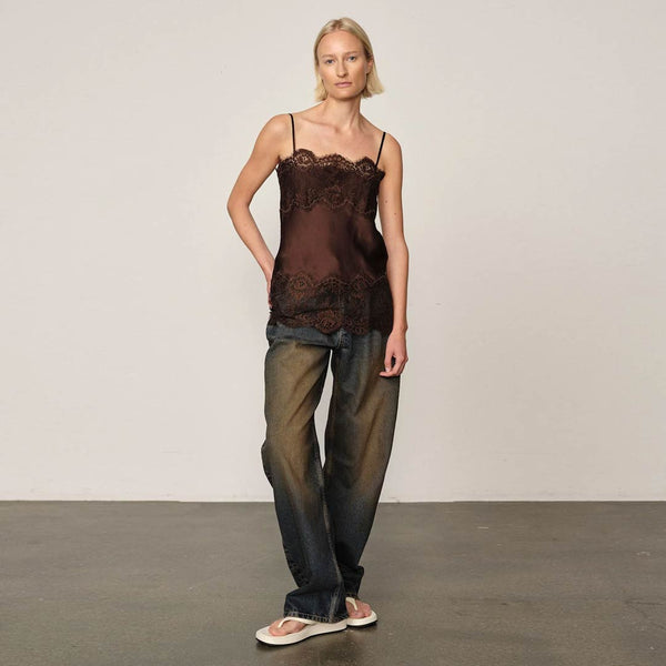 HERSKIND Linnea Top - Java Brown
