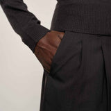 HERSKIND Nuno Mid Waist bukser - Iron
