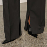 HERSKIND Rupert Low Waist bukser - dark grey