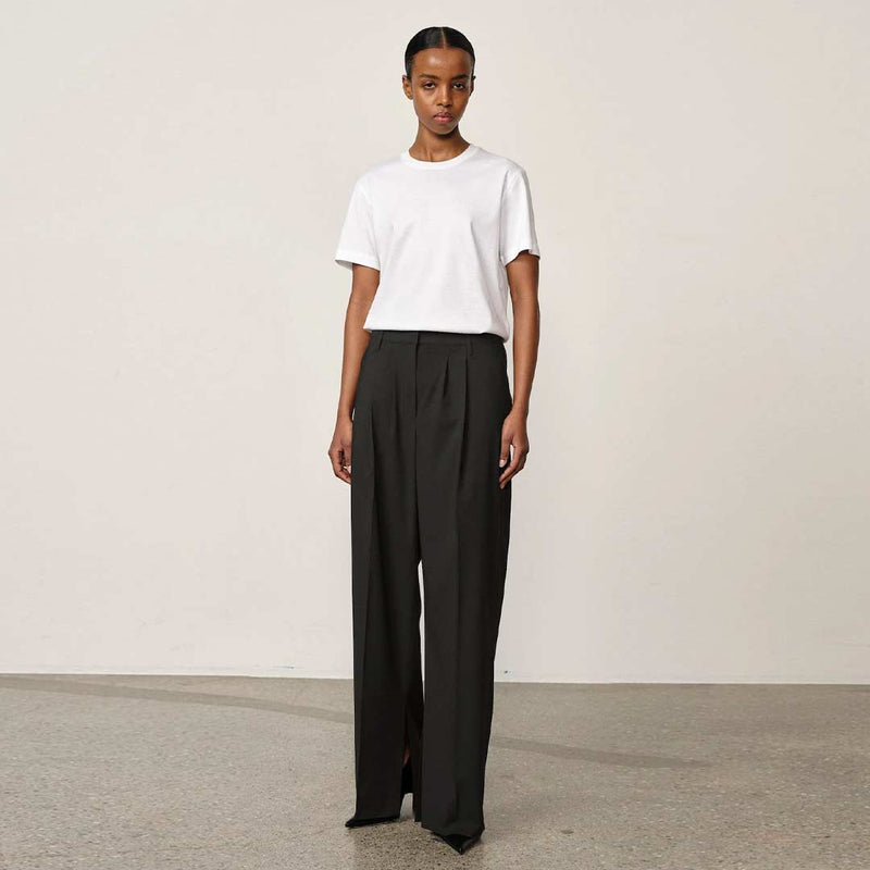 HERSKIND Rupert Low Waist bukser - dark grey