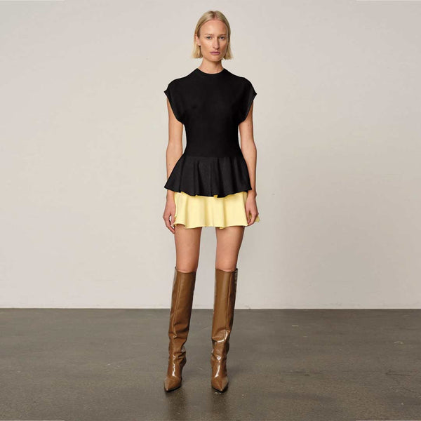 HERSKIND Sean Knit Blouse - sort