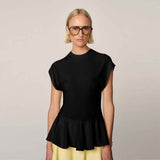 HERSKIND Sean Knit Blouse - sort