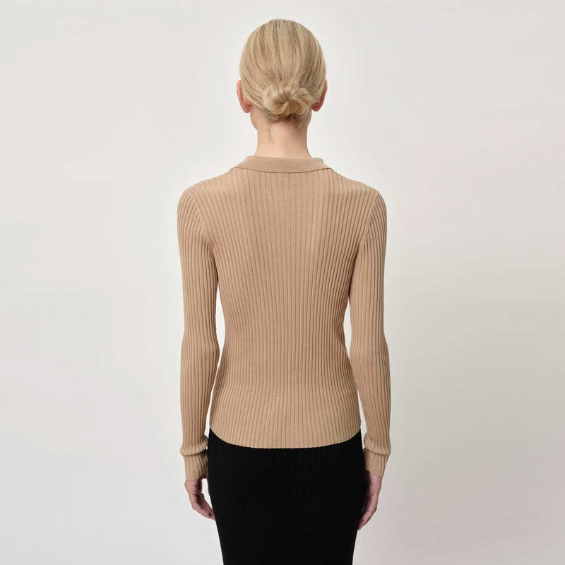 HERSKIND Turner cardigan - sand