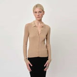 HERSKIND Turner cardigan - sand