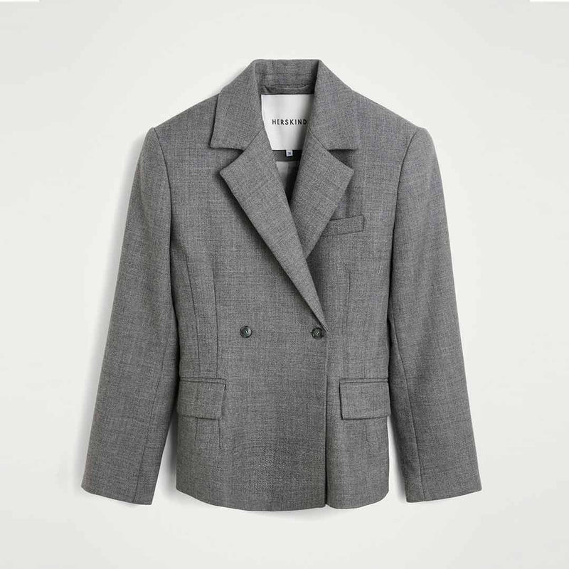 HERSKIND Wasty Blazer jakke - dark grey