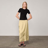 HERSKIND Amanda nederdel - Pale Lime