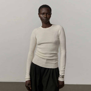 HERSKIND Camil Knit Blouse - Off white
