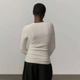 HERSKIND Camil Knit Blouse - Off white
