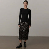 HERSKIND Camil Knit Blouse - sort