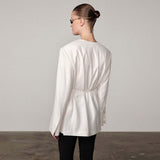 HERSKIND Indiana Oversized Blazer - hvid