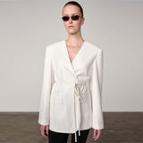 HERSKIND Indiana Oversized Blazer - hvid