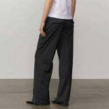 HERSKIND Ivano Low Waist Pants - Pinstripe