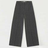 HERSKIND Kimberly Mid Waist Pants - Dark Grey