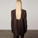 HERSKIND Lillith regular blazer - java brun