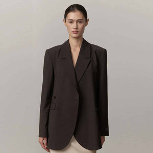 HERSKIND Lillith Regular Blazer - Brown Melange