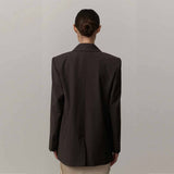 HERSKIND Lillith Regular Blazer - Brown Melange